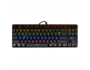 SVEN KB-G9150 Gaming Keyboard, Metal panel, Backlight brightness adjustment, WIN key lock, Blue switches, 104 keys, 20 Fn-keys, 1.8m, USB, Black, Rus/Ukr/Eng